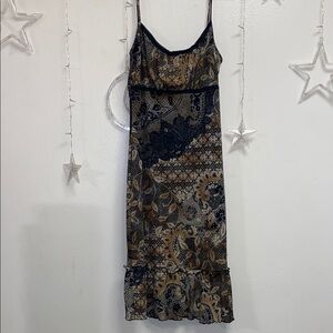 Bohemian Spaghetti Strap Dress